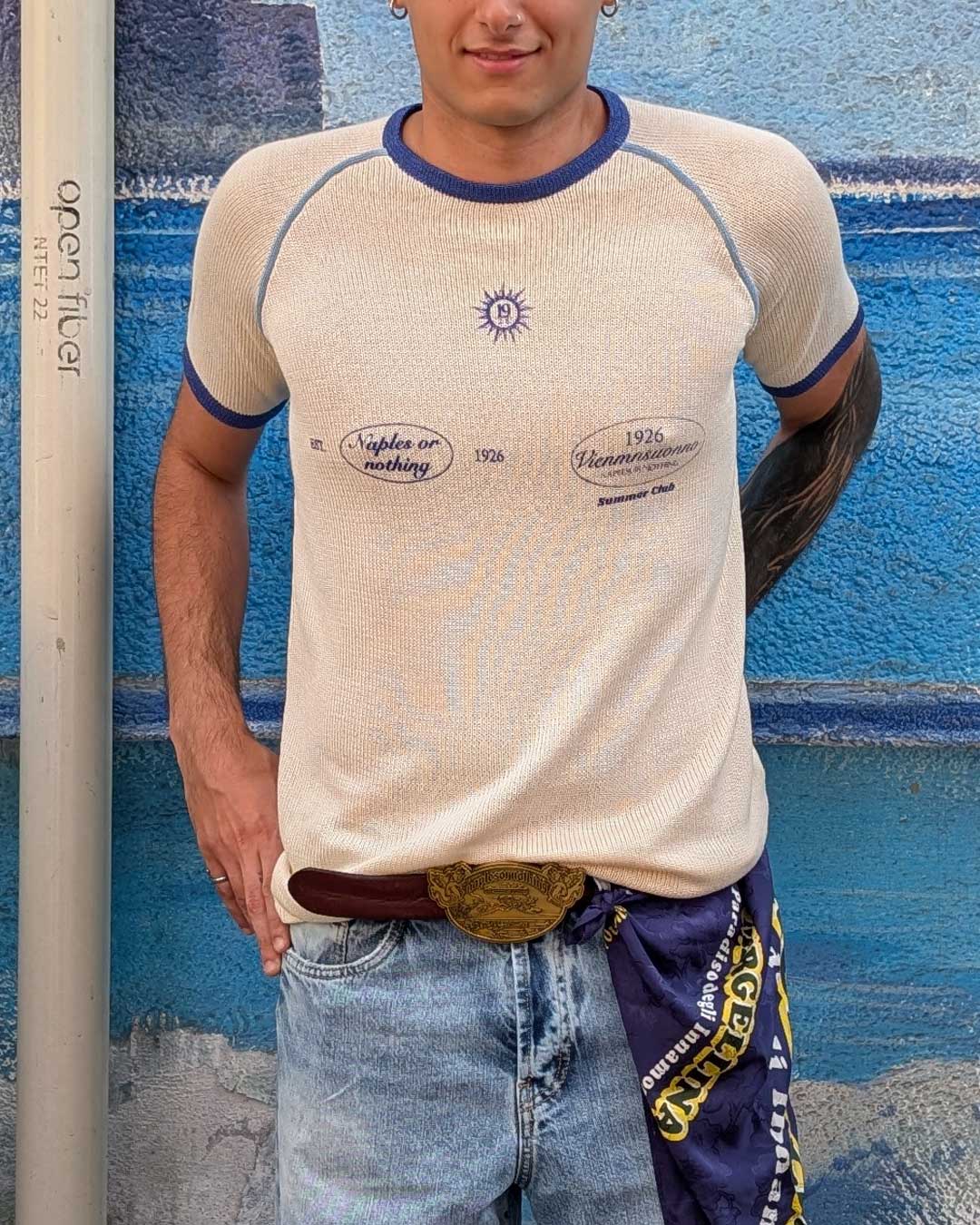 T-shirt in maglieria