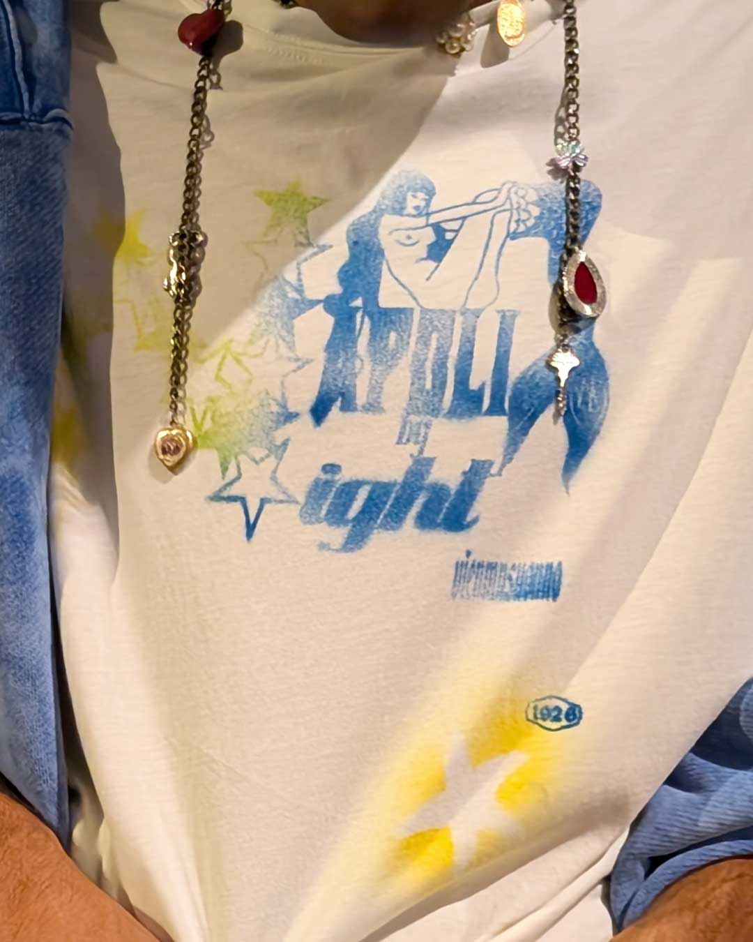 T-shirt Napoli by night spray