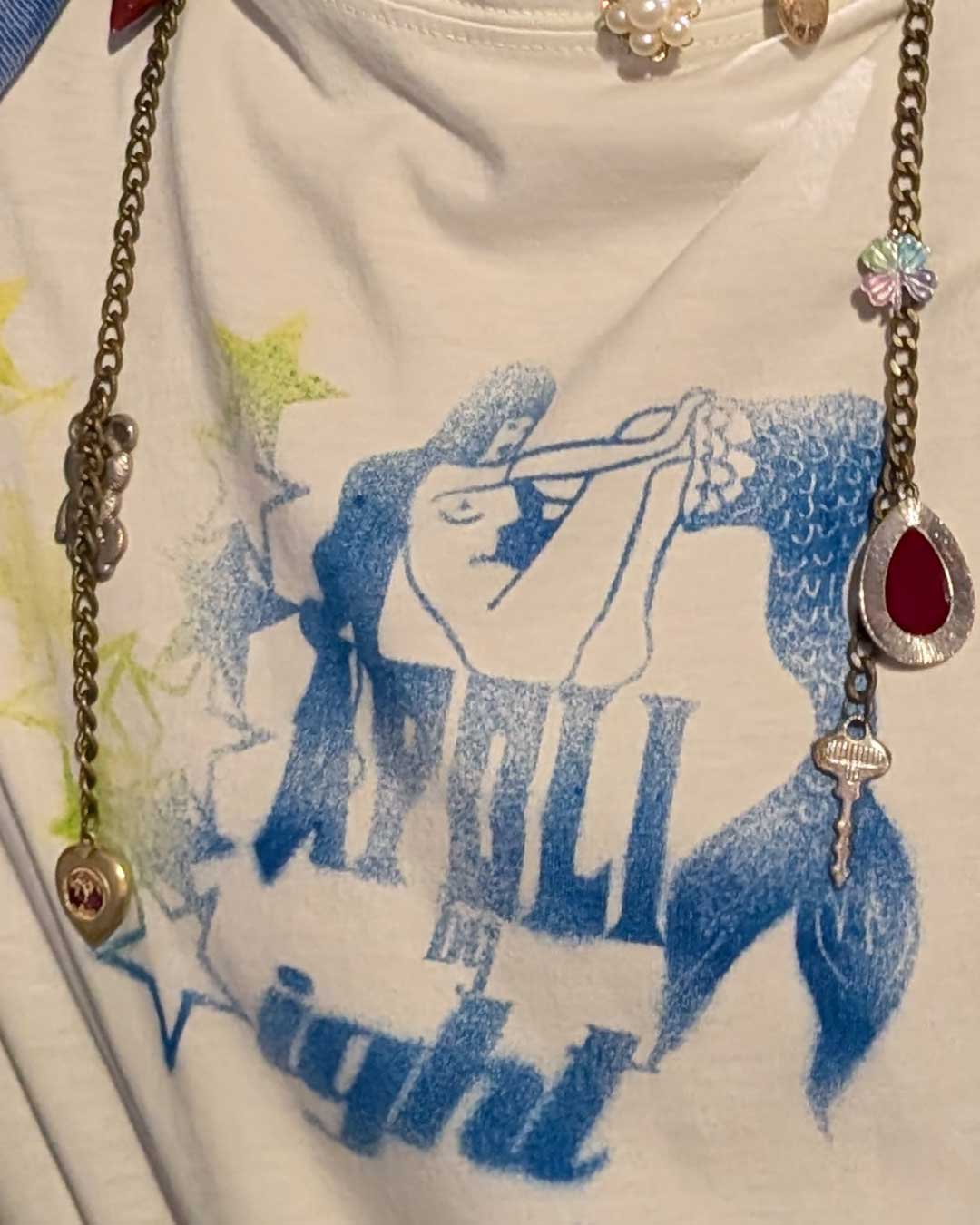 T-shirt Napoli by night spray