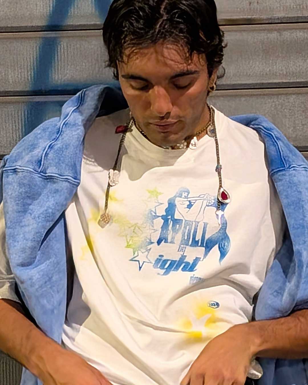 T-shirt Napoli by night spray