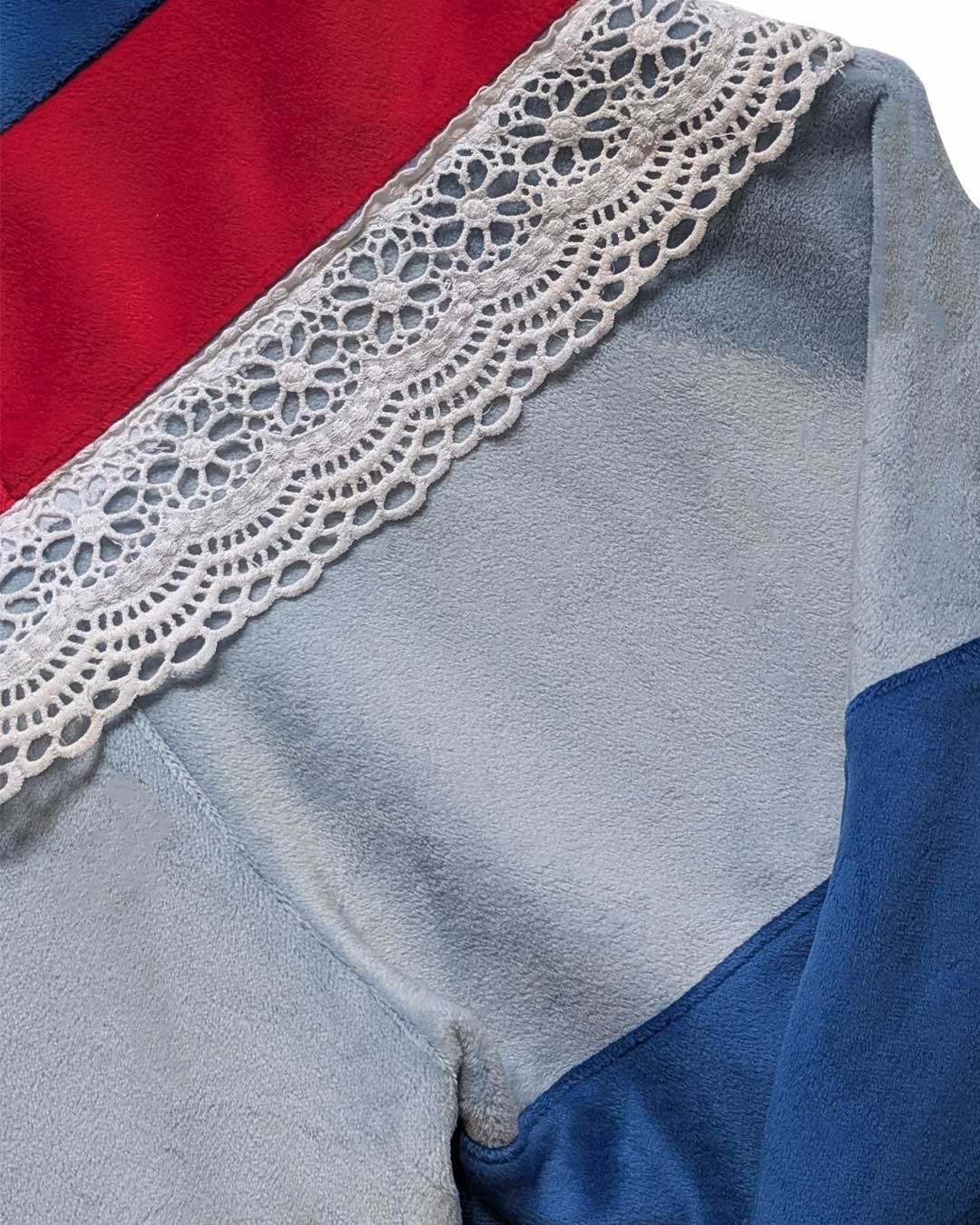 Fariniello tracksuit in velluto crochet