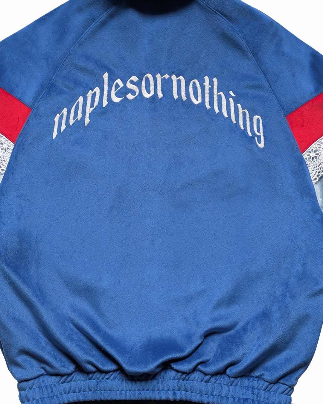 Fariniello tracksuit in velluto crochet