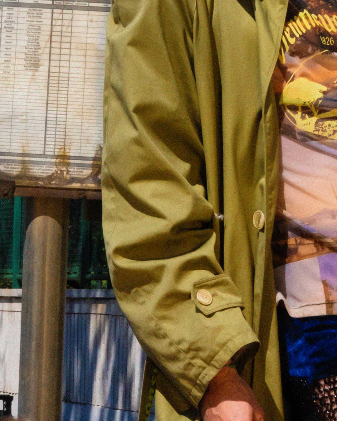 Trench green maria