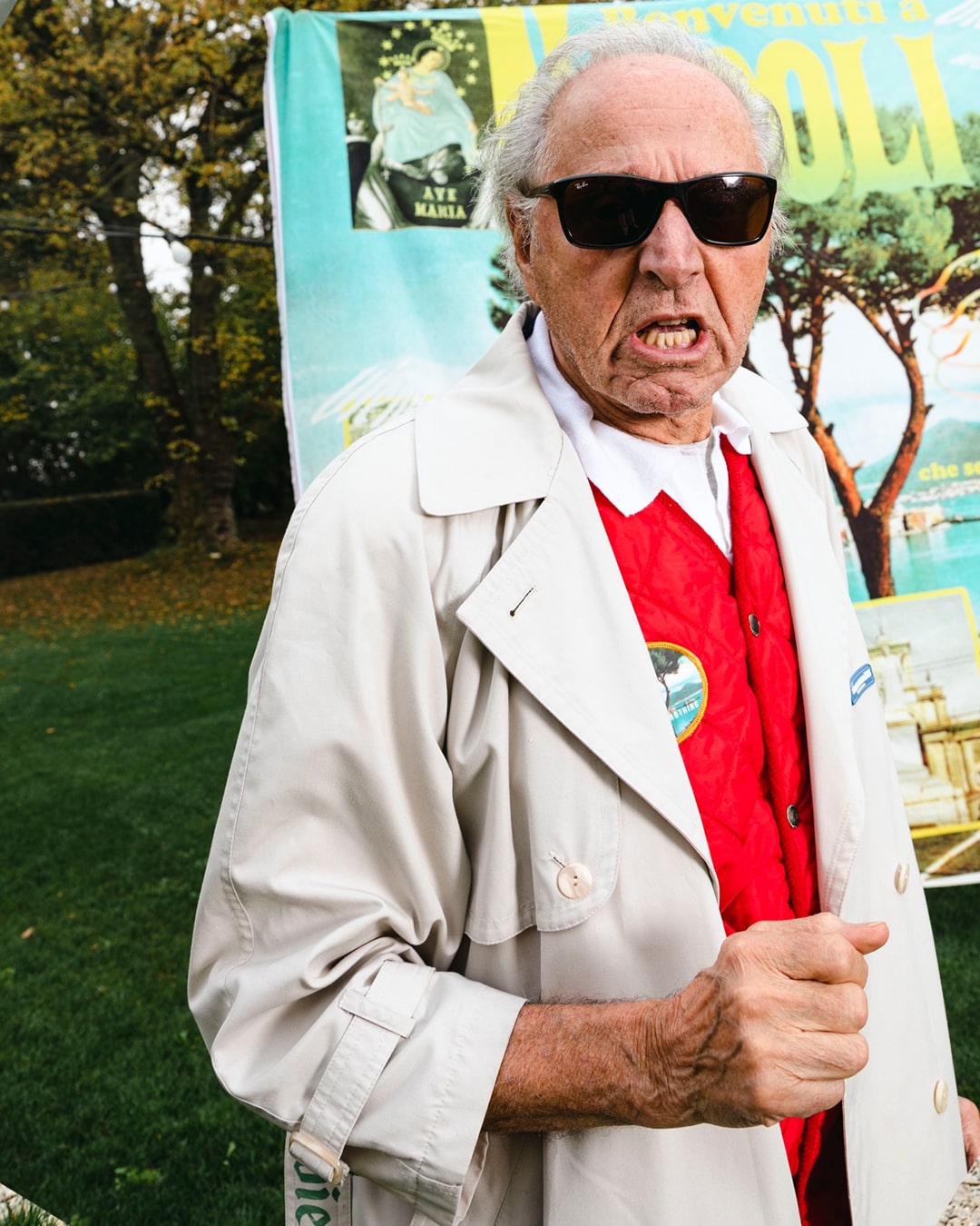 Trench coat green mary