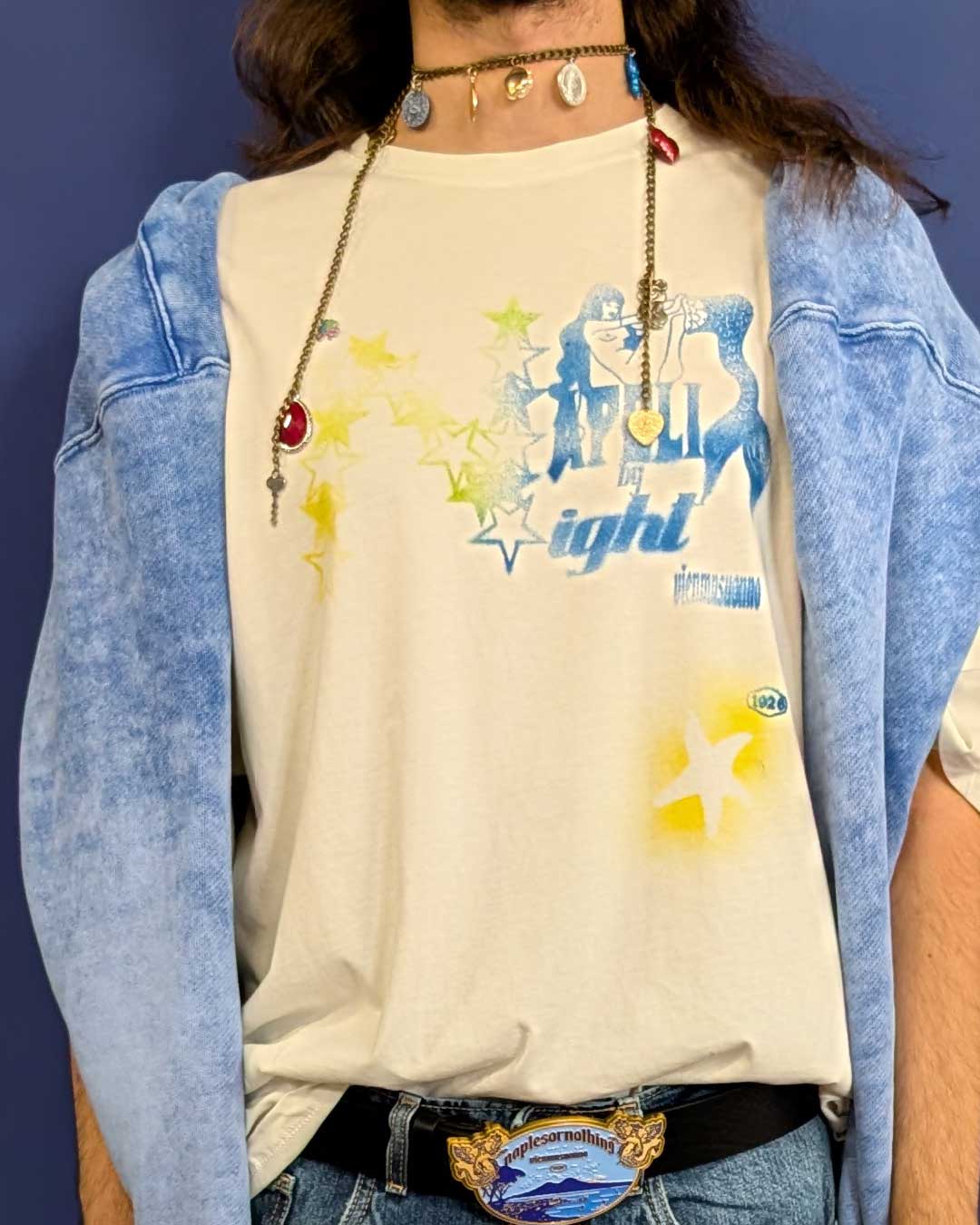 T-shirt Napoli by night spray