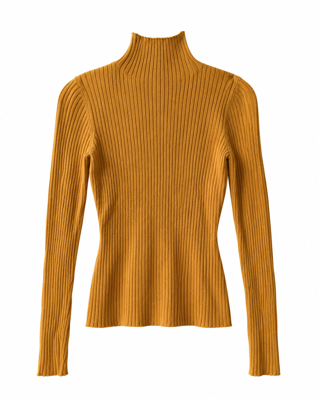 Turtleneck a coste con ricamo sirena