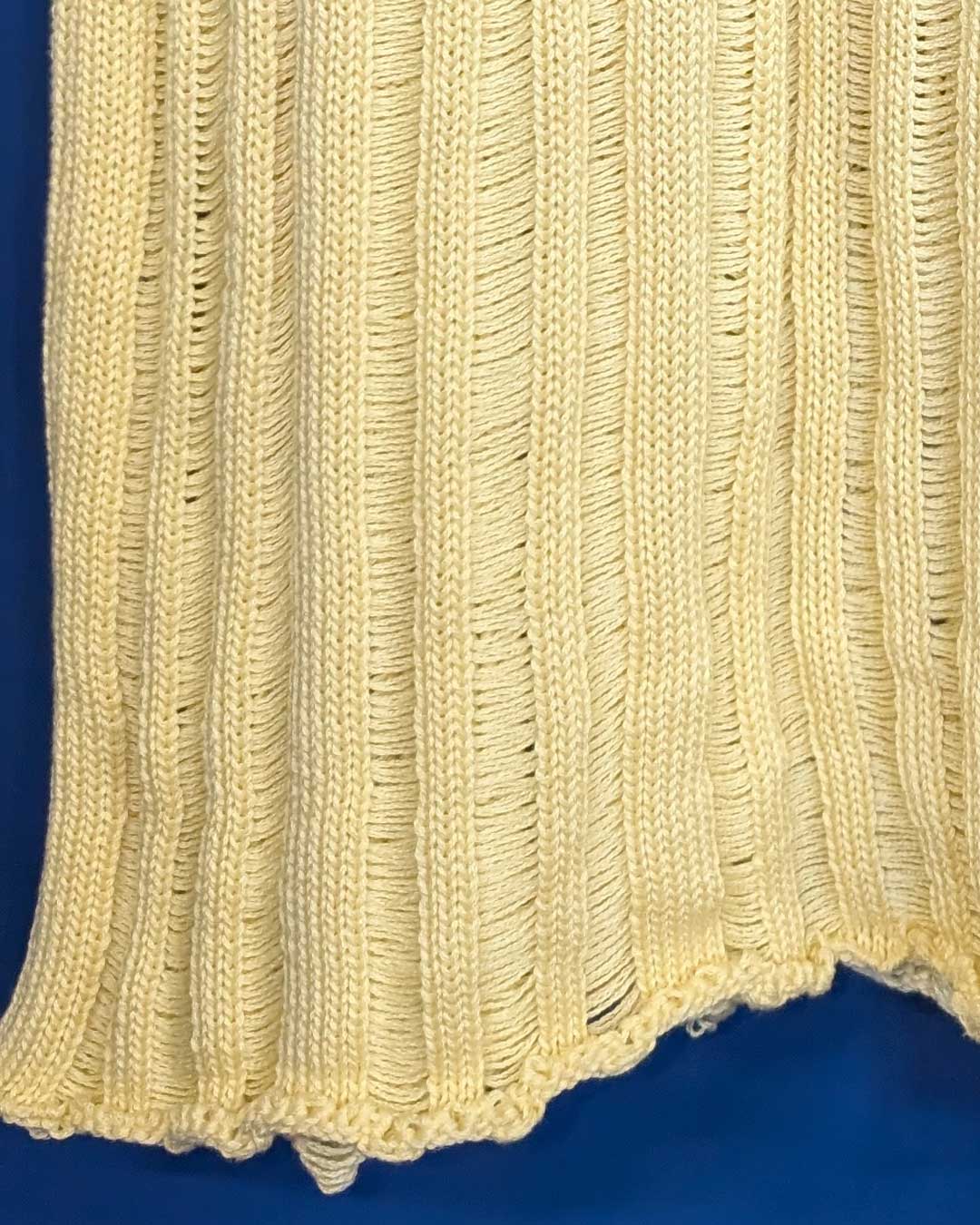 Abito in maglia traforato