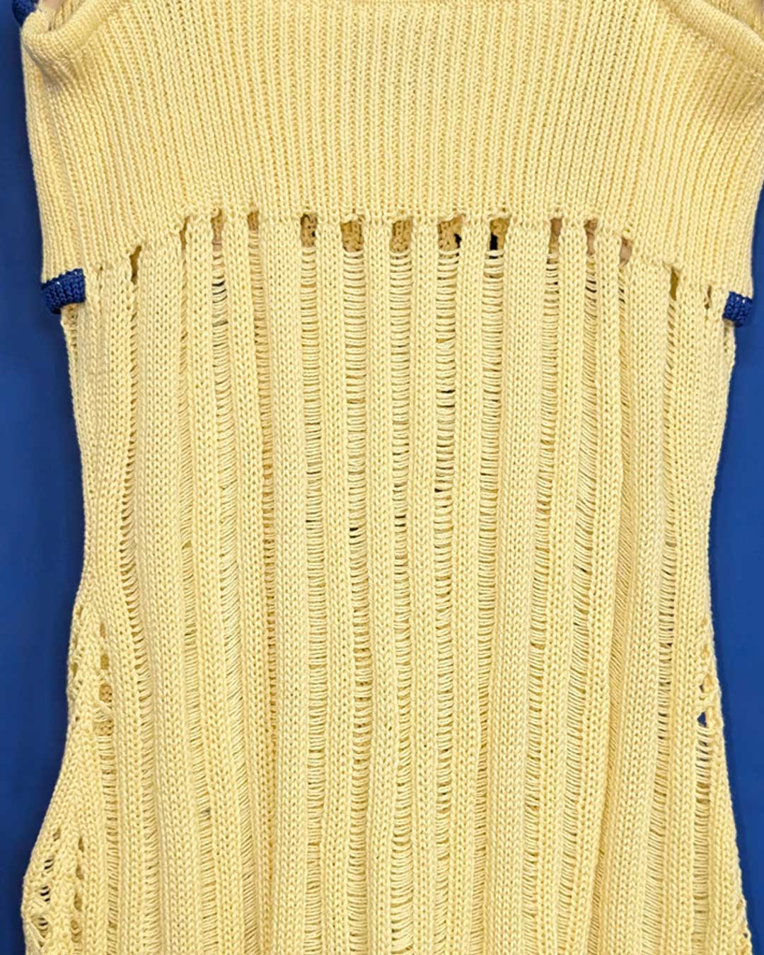 Abito in maglia traforato